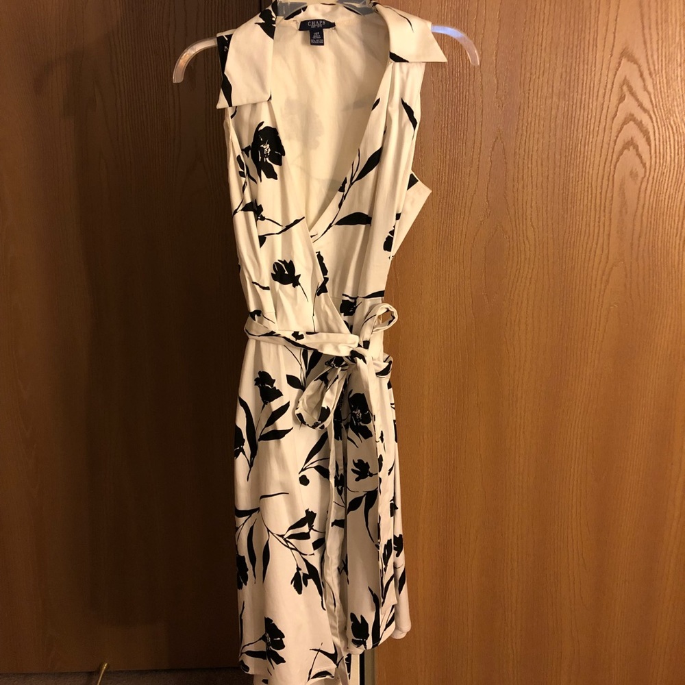 Chaps Wrap Dress